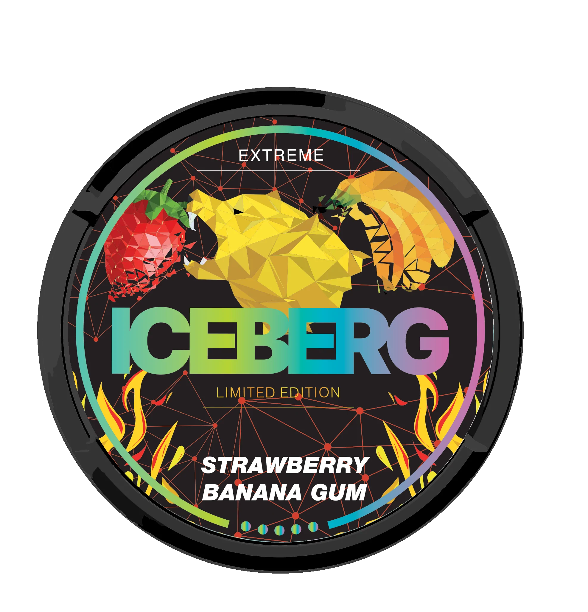 Iceberg Strawberry Banana Gum – PodsPlugYorkshire