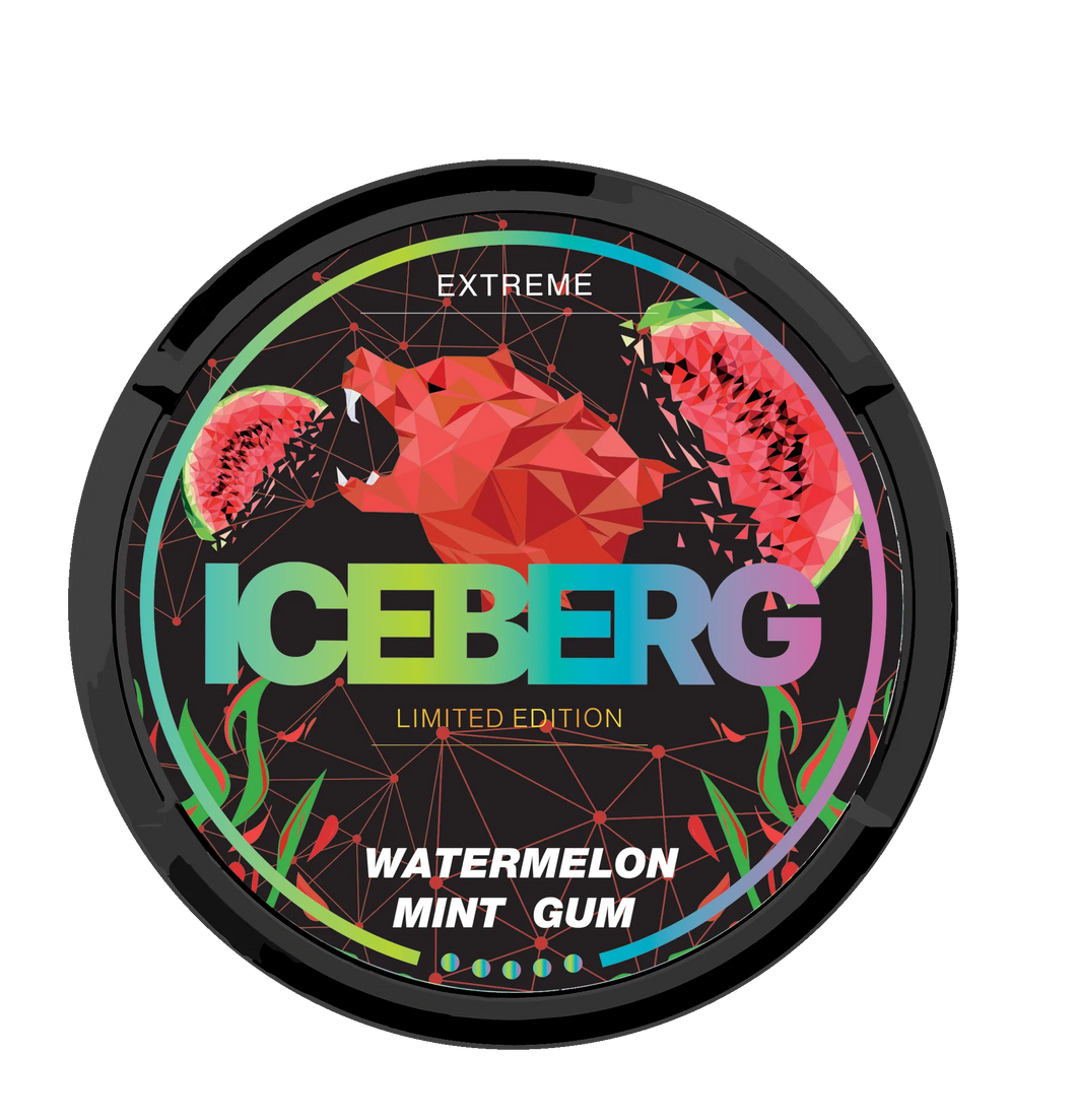 Iceberg Watermelon Mint Gum – PodsPlugYorkshire